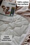 Colorful Liquid-Proof Fitted Sheet+Pillow Mattress (Total 3 Pieces) 100% Cotton Quilted - 3