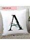 Floral Patterned Letter A Pillow - 2