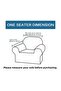 Velvet Armchair, Sofa, Sofa Bed Cover, Armchair Cover Single - 2