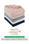 Waffle Double Beige Pique Set - Soft and High-Quality Pique and Pillowcase - 200X220 cm - 6
