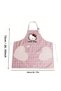 Sanrio Hello Kitty Waterproof Painting Kitchen Food Making Dishwashing Apron with Towel Pocket - 3