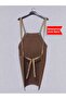 Chef Waiter Cook Barista Apron Kitchen Apron Coffee-Cream Buckle with Pockets - 2