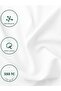 Cotton 4-Piece 50x70 White Pillowcase Inner Lining, Zippered Pillow Case, 4-Piece Pillow Mattress - 5