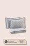 Mia Double Bed Cover Set Gray Daily Multi-Purpose Pique Cover Set - Stylish Box and Package - 5