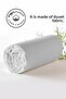 Elastic Fitted Sheet 100% Cotton Oeko-Tex ®   Certified (Made from Duvet Cover Fabric) 57 Tel Beyaz - 8