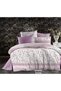 Purple Small Flower Springsingle Fitted Sheet Duvet Cover Set (100X200) - 3
