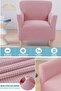 Lycra Stretch Elastic Flexible Square Pattern Armchair Single Seat Cover Sofa Cover