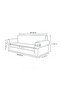 Seat Cover Seat Cover Jacquard Flexible and Elastic Washable 3 Seater Sofa Bed Cover One Piece - 3
