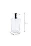 Biga Liquid Soap Dispenser - Transparent & Chrome - 2