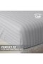 Double-Striped Fitted Sheet Set - Premium and Durable Quality, Deep Pocket for a Perfect Fit - 5