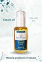 Additive-Free Sesame Oil 100 ml - Lotion Pump Bottle - Locking Head