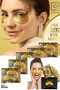 Under Eye Mask Collagen 3 Pack - (PACK OF 2) Gold Under Eye Mask Gold Facial Skin Care - 2