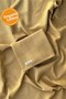 Waffle Pattern Baby Pique Organic Cotton Baby Blanket Mustard 100x120 Cm