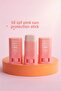 50 SPF Pink High Protection Sunscreen Stick - Tone Equalizing and Skin Lightening - 7