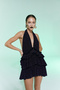 Bellano Sparkle Purple Dress - 4