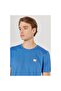 Midweight Men's Blue Crew Neck T-Shirt - 3