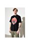 Loose Fit Men's Black Crew Neck T-Shirt - 2