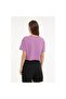Vanilla Women's Purple Round Neck T-Shirt - 2