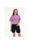 Vanilla Women's Purple Round Neck T-Shirt