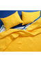 Uttar Quilted 300 Tc King Size Cotton Satin Bedspread Set 260X280 cm Yellow