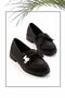 Black Women's Loafer Shoes K01257060704 - 2