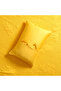 Uttar Quilted 300 Tc King Size Cotton Satin Bedspread Set 260X280 cm Yellow - 6