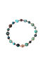 Certified Chrysocolla Hematite Zircon Apparatus Natural Stone Bracelet - 6