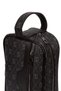Men's Leather Portfolio Clutch Shaving Cosmetic Care and Daily Handbag (14X24Cm) - Black - Navy Blue - 2