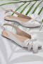 Black Genuine Leather Women's Wedge Heeled Shoes K01531123603 - 2