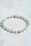 Certified Pink Quartz, Aquamarine and Hematite Elegant Natural Stone Bracelet – 6 mm - 3