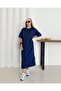 Women's Stylish and Comfortable Oversize Modal Dress with Side Slits - 3