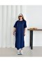 Women's Stylish and Comfortable Oversize Modal Dress with Side Slits - 2
