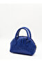 Women's Crocodile Leather Look Mini Crossbody Hand and Shoulder Bag - 2