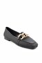 Black Nubuck Women's Loafer Shoes01641165901 - 3