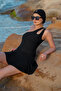 Swimsuit - Black - Plain - 7