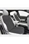 Vodina Series Thai Feather Pocket Car Seat Cushion Set Seat Protection Cover Front Rear Set Smoked - 2