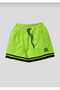 Yellow - black Mesh Dark Blue Pocketed Men's Swim Shorts ABM2463-7 - 6