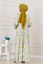 Lily Floral Dress-Green - 5