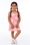 3 Pieces Summer Printed Lycra Single Jersey Fabric Girl's 3-Piece Dress - 7