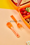 Eymen İle Çimen Printed Two-Layer Self-Contained Fork and Spoon Compartmented Lunch Box - 5