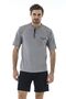 Men's Gray Groom Cot 3-Piece Jersey Pajama Set - 2