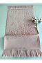 50x90cm SARRA ETAMIN FRINGED TOWEL - POWDER