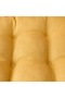 Soft Traum Sandalye Minderi - Hardal - 40x40 cm - 4