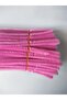 50 Pieces of Candy Pink Chenille, Feathered Wire Suitable for Flower Making, 30 cm 6mm - 4