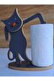 Disassembled Wooden Cat Figure Office Bathroom Kitchen v.sPaper Towel Holder For - 3