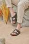 Men's Banded Leather Slippers 215020 - 4