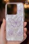 Vivo Y36 Case Glossy Hologram Butterfly Pattern Shock Absorbing Camera Protruding Colorful Silicone