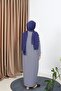 Dress with Striped Side Slit Detail - 5