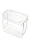 2 Tiers Crystal Makeup Organizer Decorative Cosmetic Jewelry Accessories Organizer Bathroom Shelf Transparent - 6