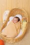 Unisex Colorful 100% Cotton 6-Piece Multi-Purpose Muslin Cloth, Cover, Blanket Set - 75X75 cm - Ztc100 - 4